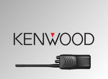 Brand Kenwood Kenwood logo with a walkie talkie
