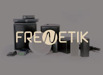 Brand Frenetik Frenetik logo with accessories