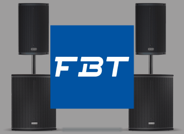 Brand FBT FBT logo with speakers