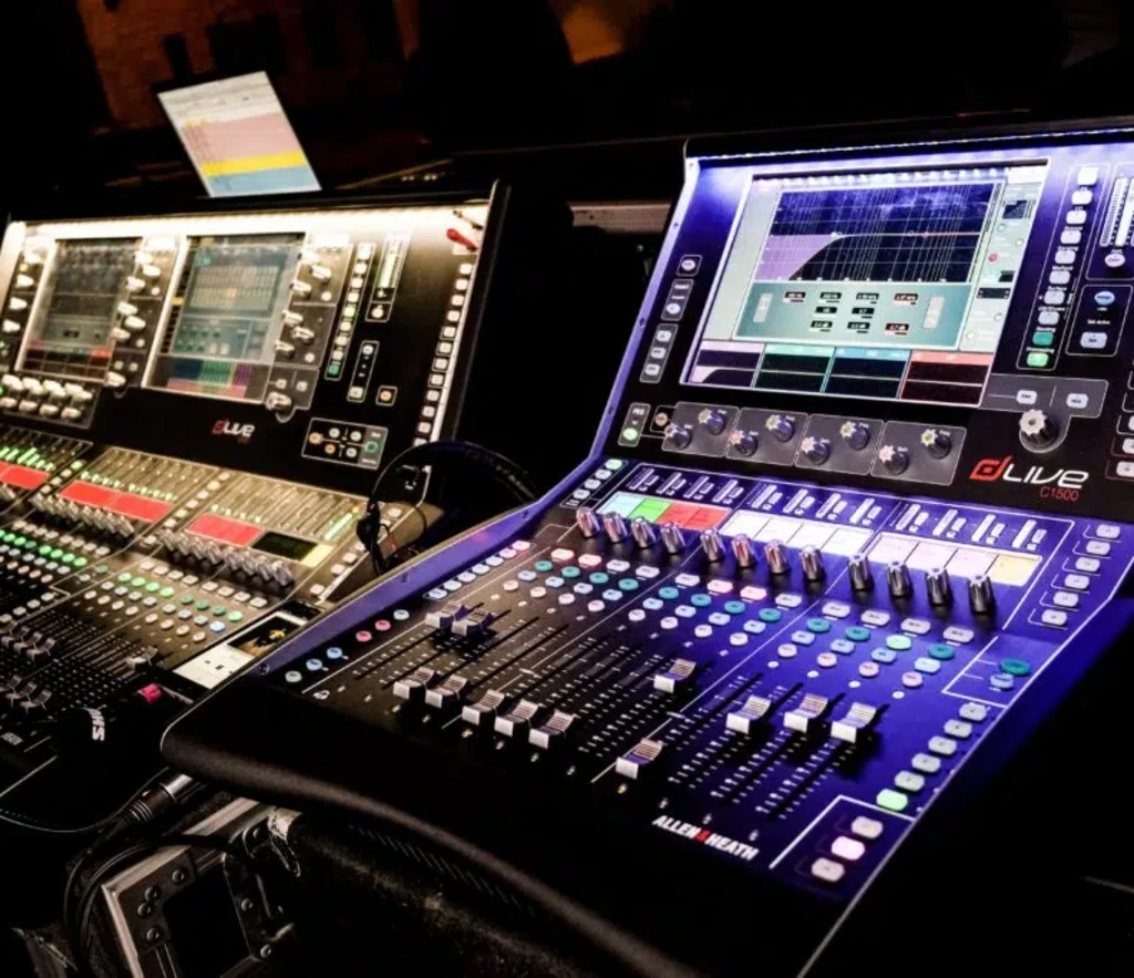 Allen &amp; Heath dLive mixing consoles