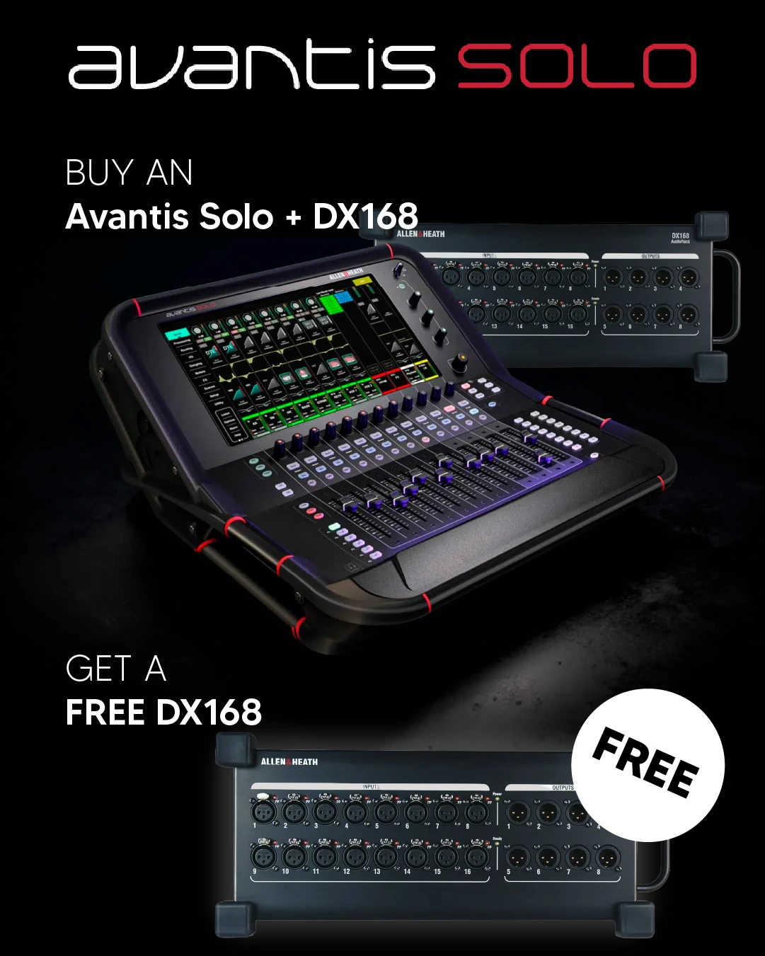 Avantis Solo + DX168