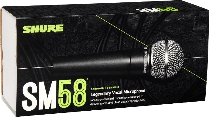Shure SM58-LCE in box