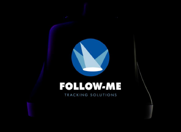Brand Follow-me Follow-me logo with lights